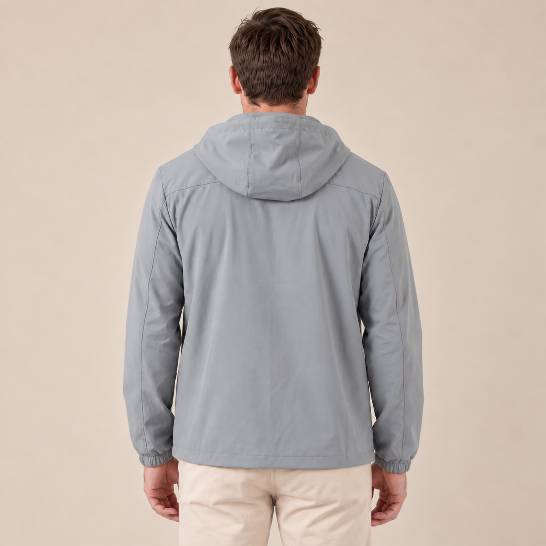 Men's Softshell Jacket with Drawstring Hood