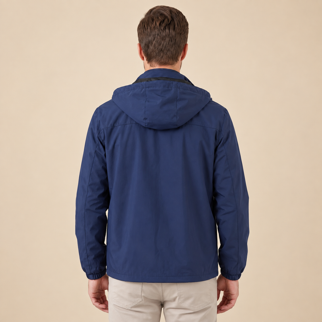 Men's Hooded Windbreaker Jacket