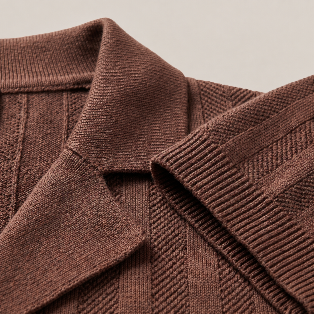 Men's Knit Button Shirt