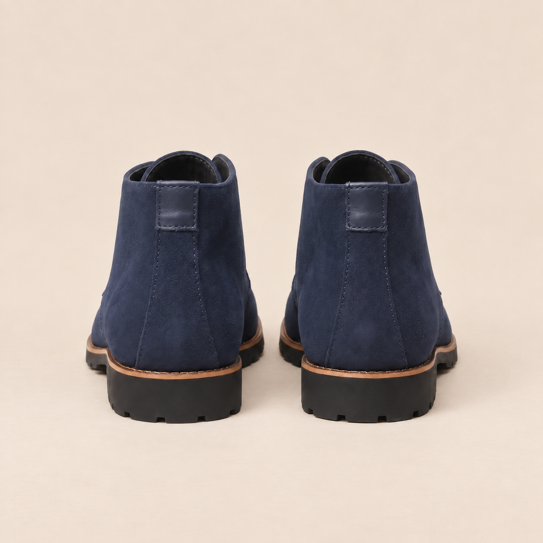 Men's Faux Leather Ankle Boots