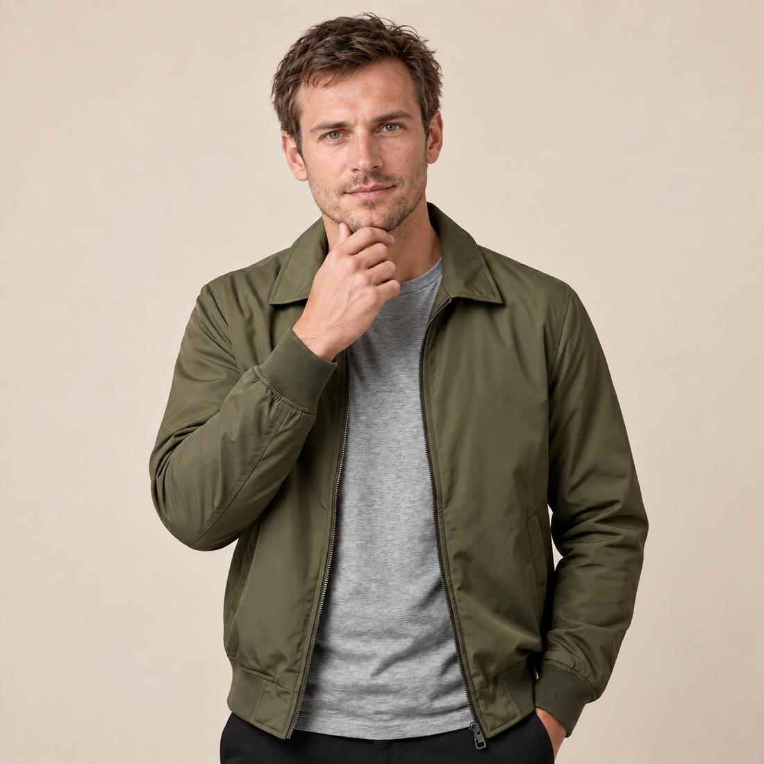 Men's Lightweight Harrington Jacket