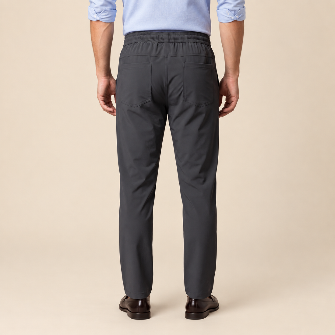 Men's Lightweight Nylon Drawstring Trousers