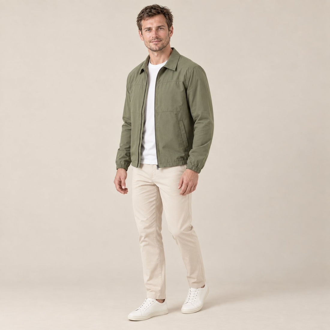 Men's Lightweight Zip-Up Spring Jacket