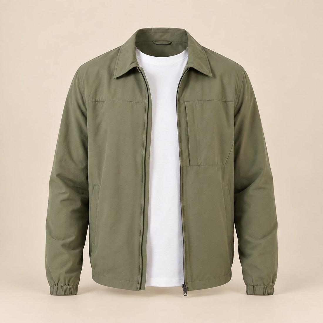 Men's Lightweight Zip-Up Spring Jacket