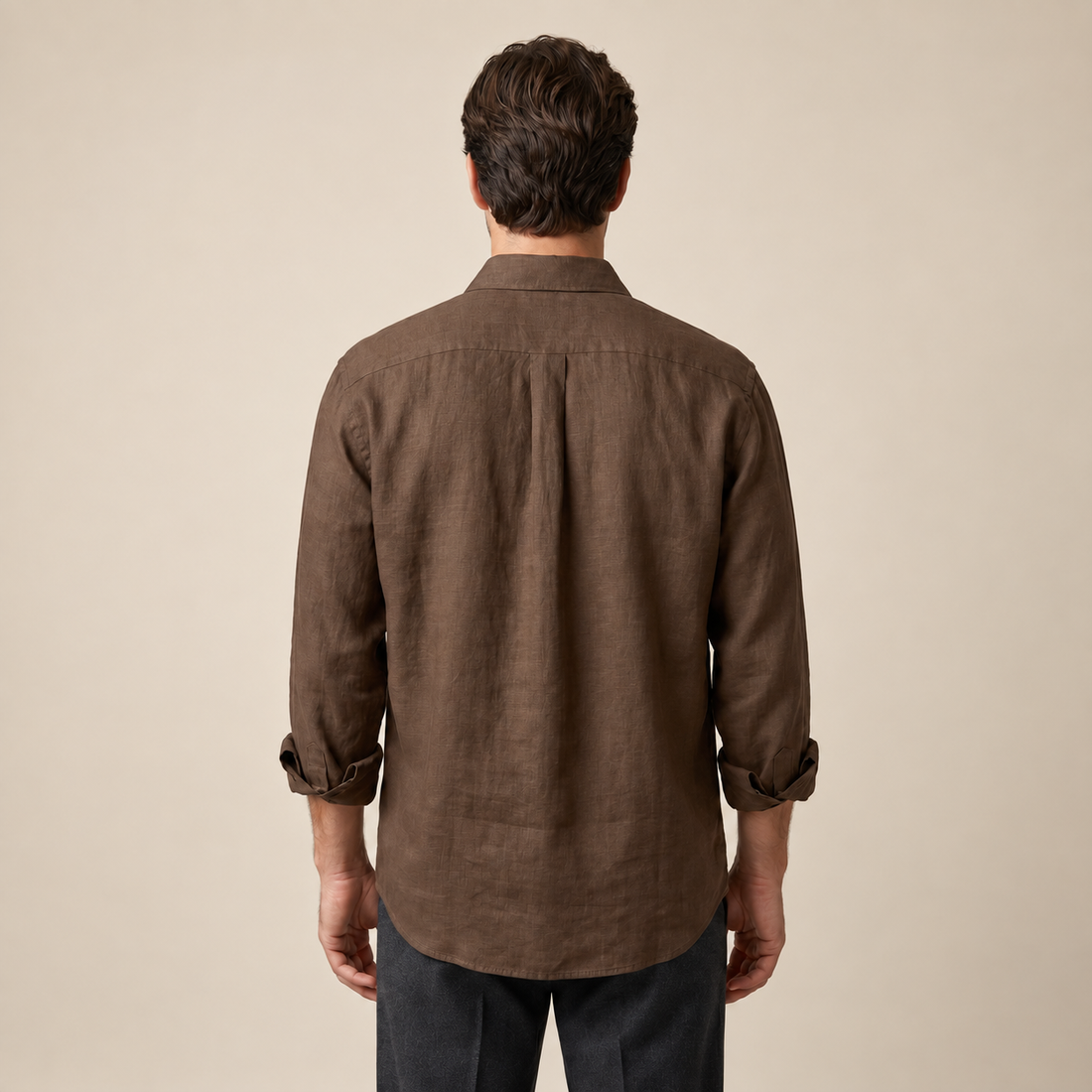 Men's Long Sleeve Oversized Shirt