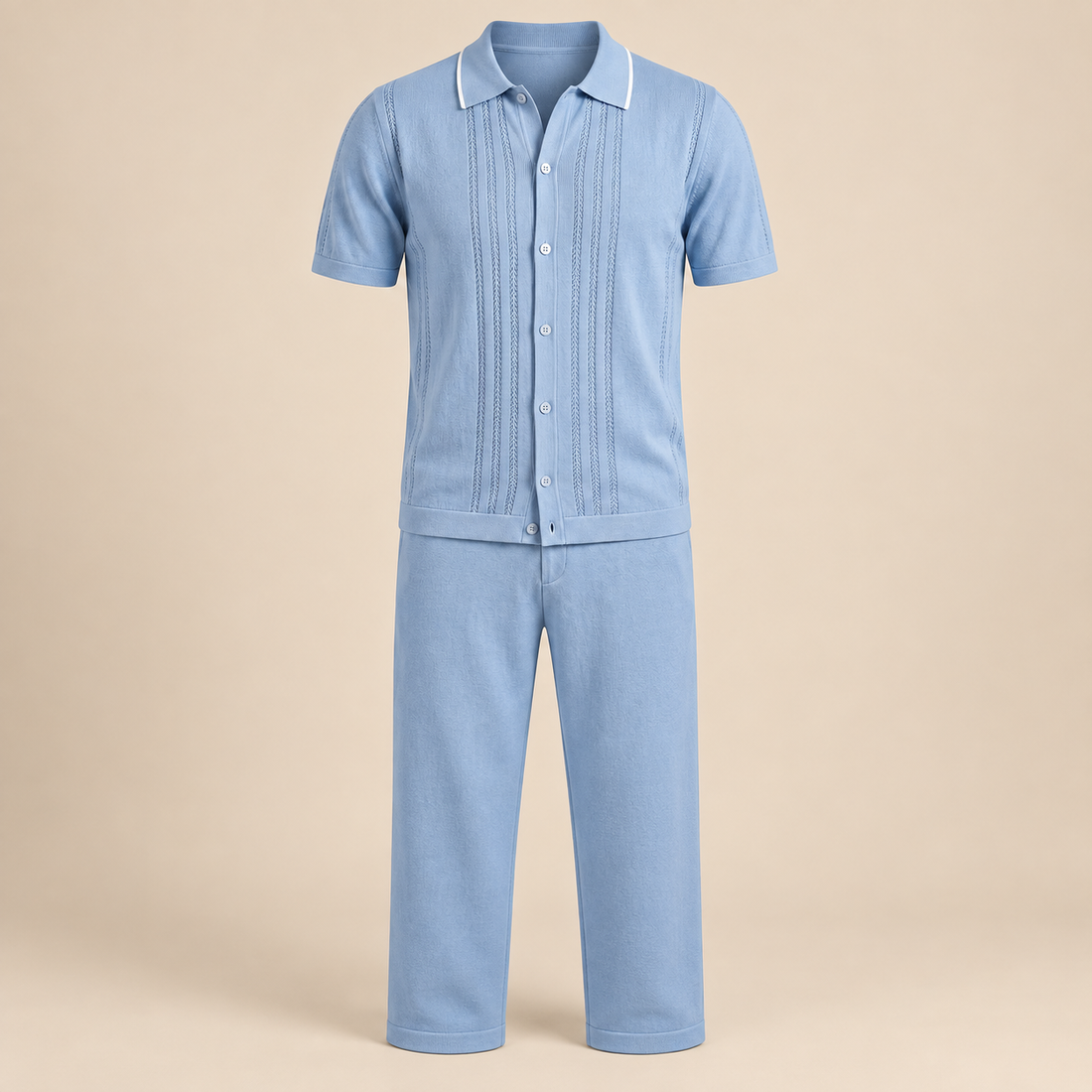 Men's Loungewear Knit Two-Piece Set
