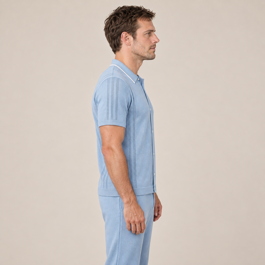 Men's Loungewear Knit Two-Piece Set