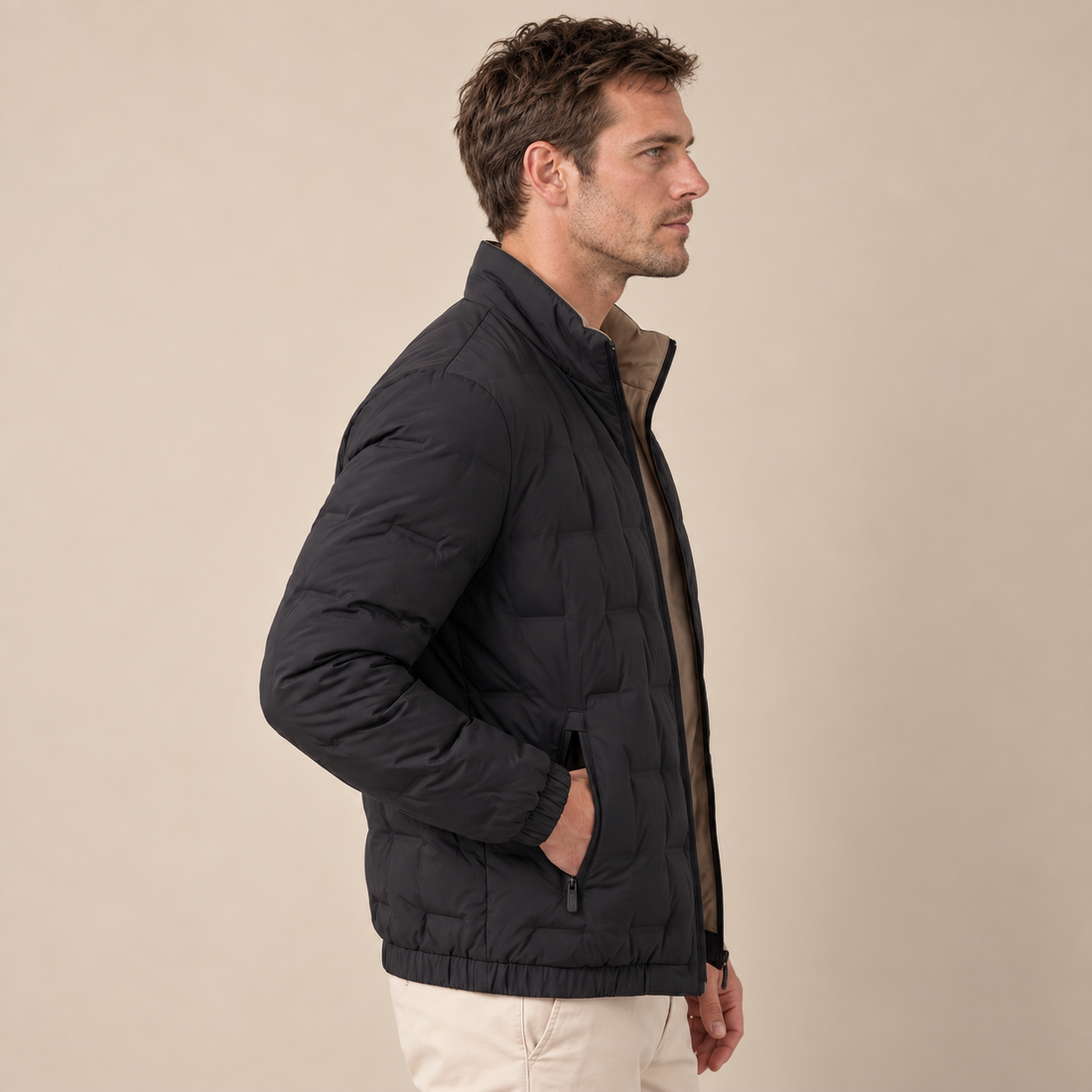 Men's Modern Quilted Jacket