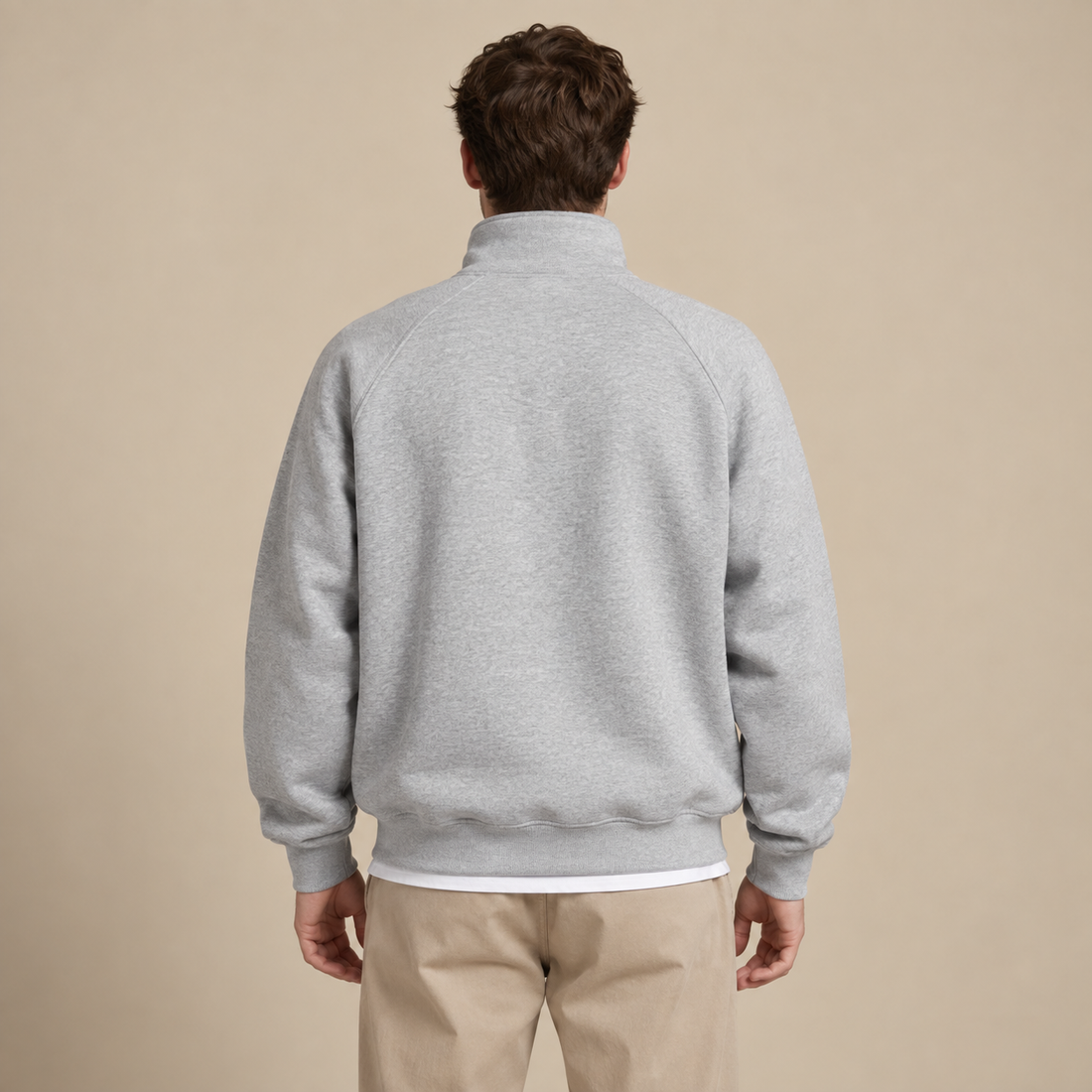 Men's Oversized Full-Zip Track Jacket