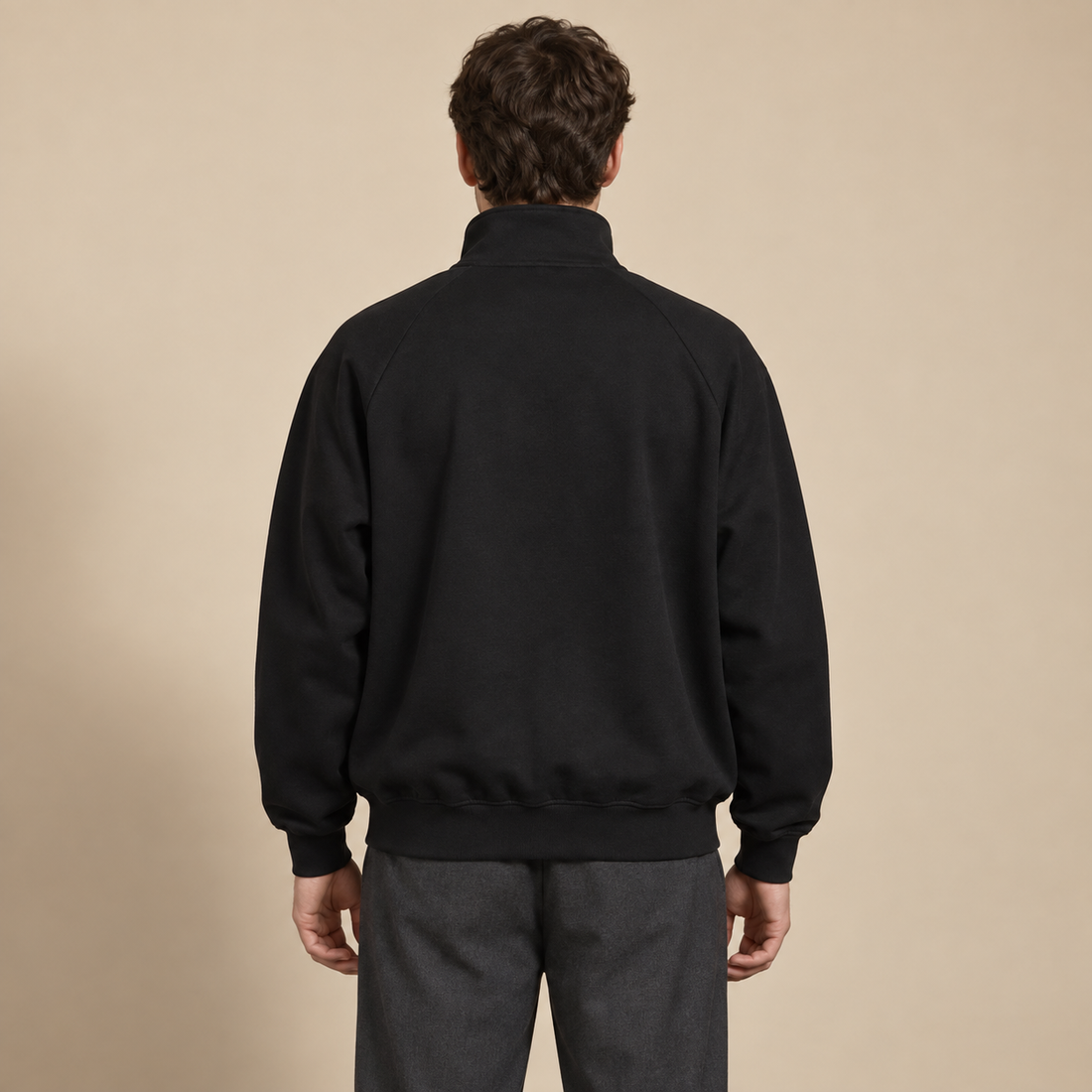 Men's Oversized Full-Zip Track Jacket