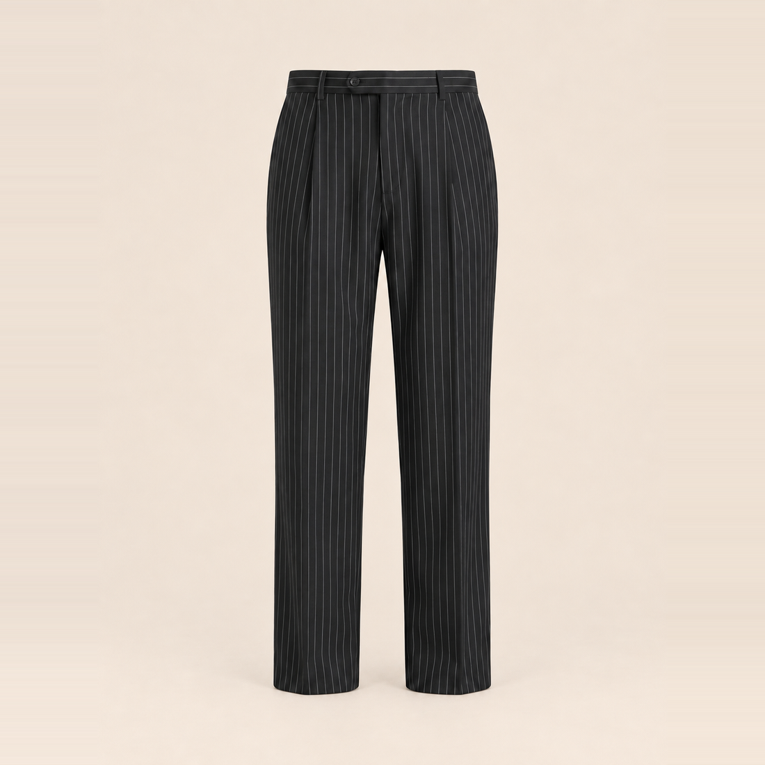 Men's Pinstripe Wide Leg Trousers