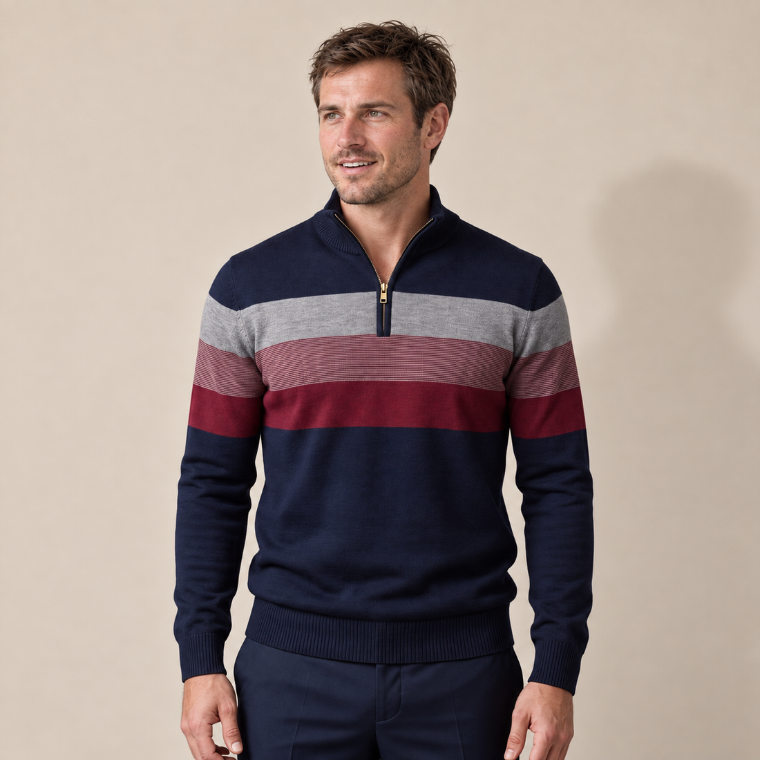 Men's Quarter-Zip Sweater