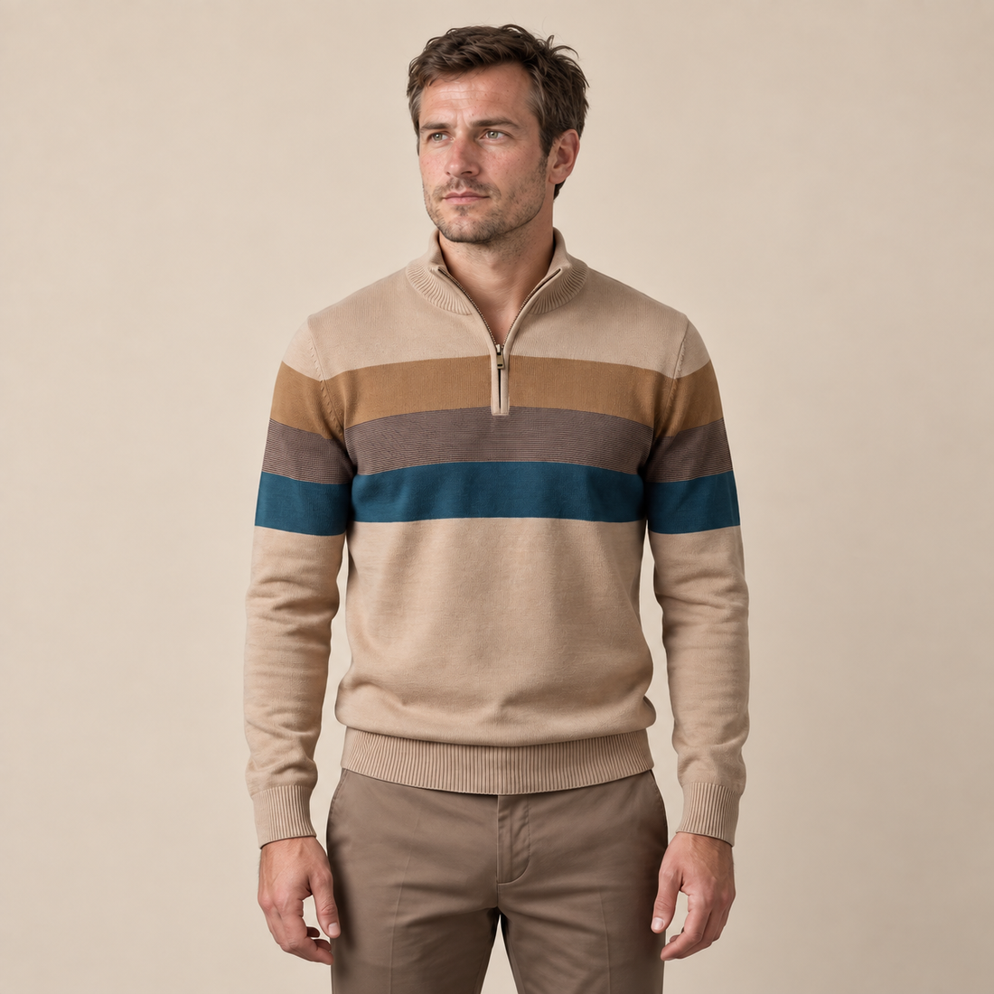 Men's Quarter-Zip Sweater