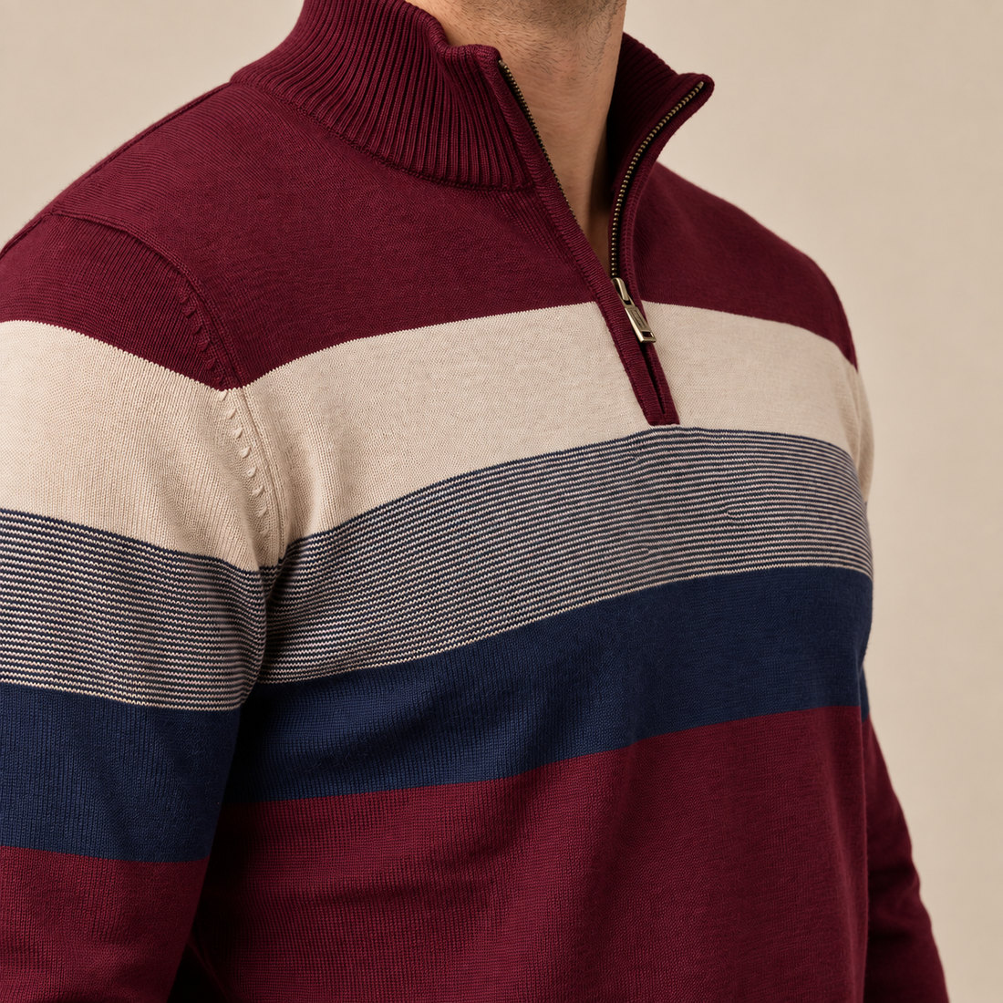 Men's Quarter-Zip Sweater