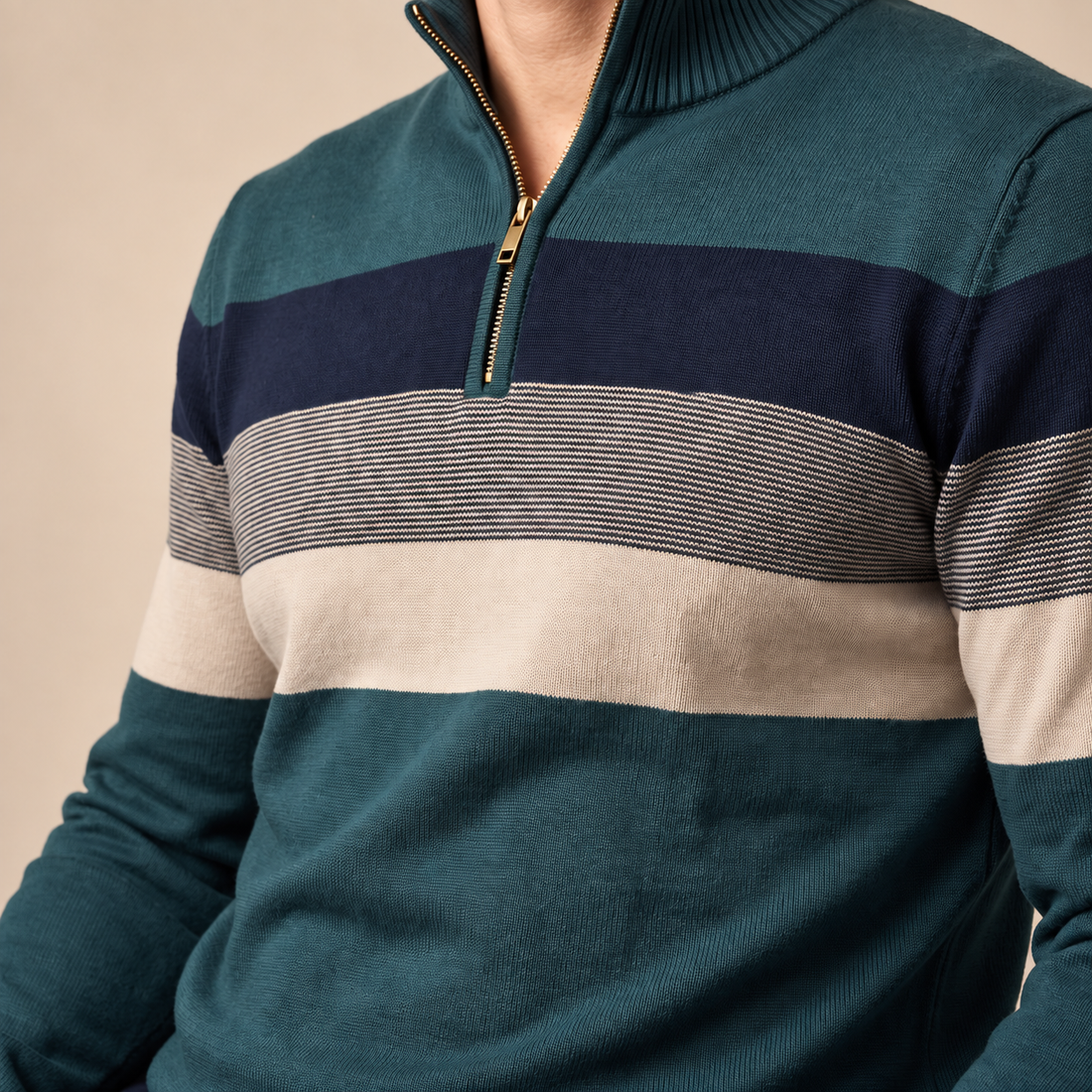Men's Quarter-Zip Sweater