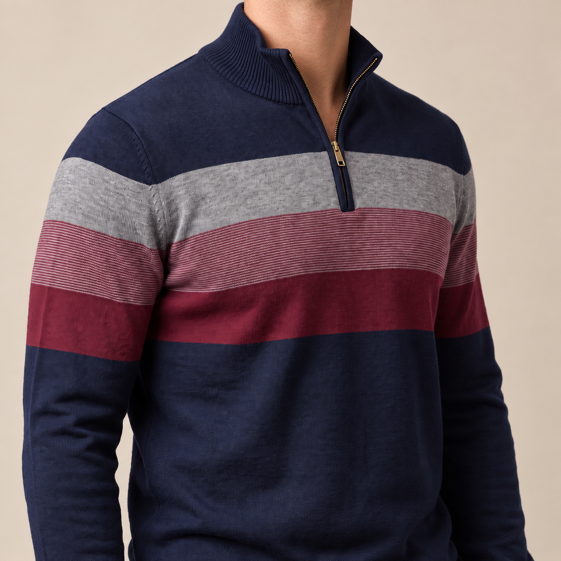 Men's Quarter-Zip Sweater