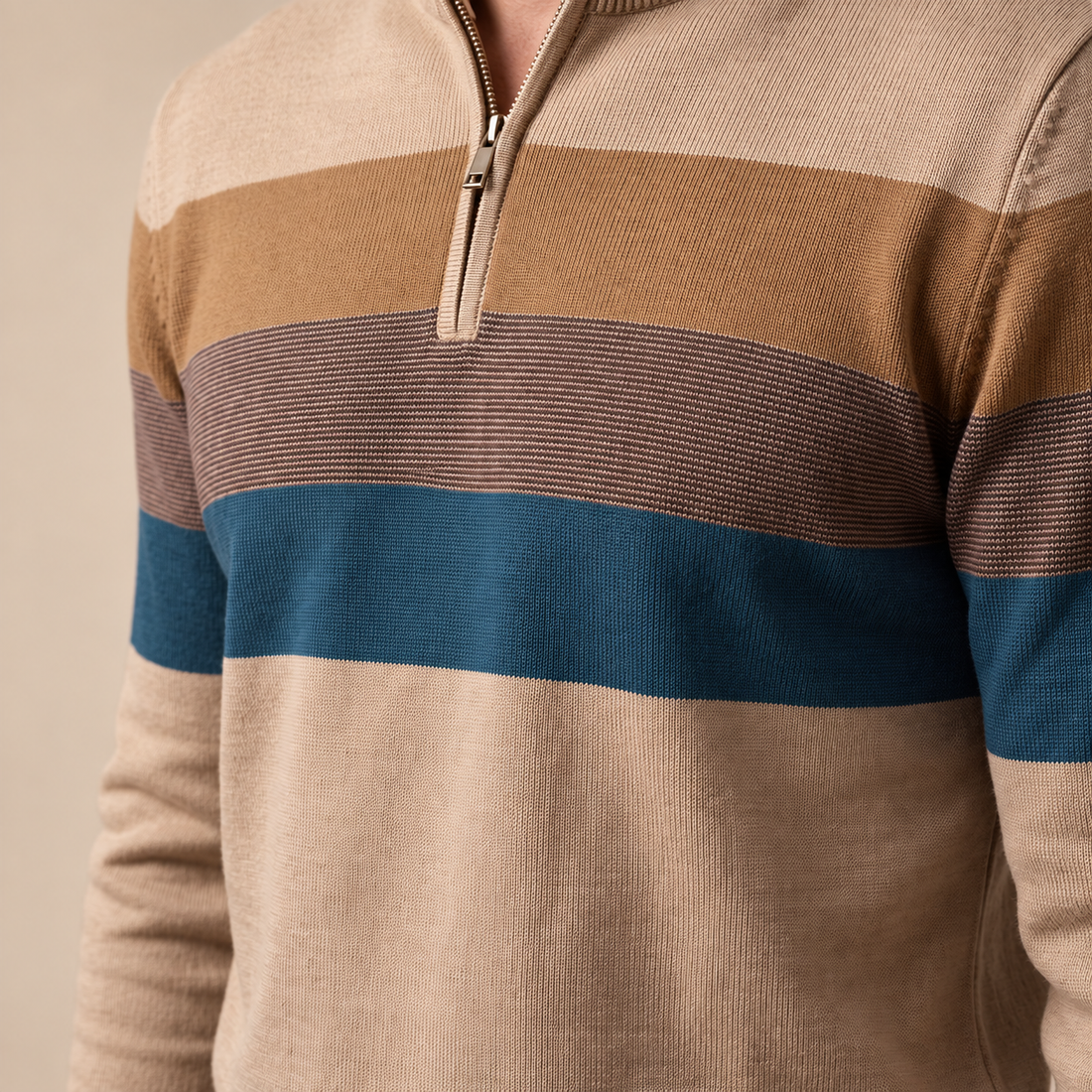 Men's Quarter-Zip Sweater