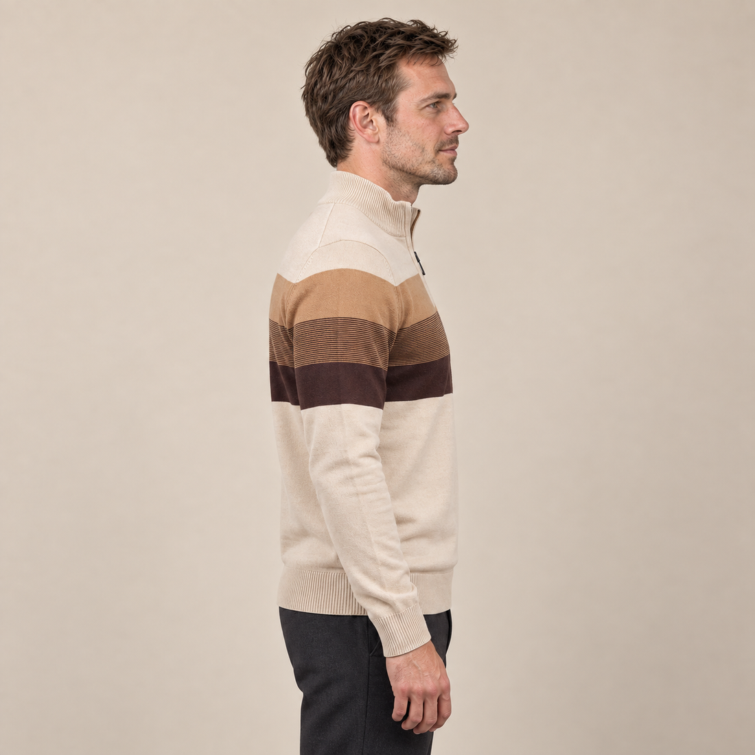 Men's Quarter-Zip Sweater