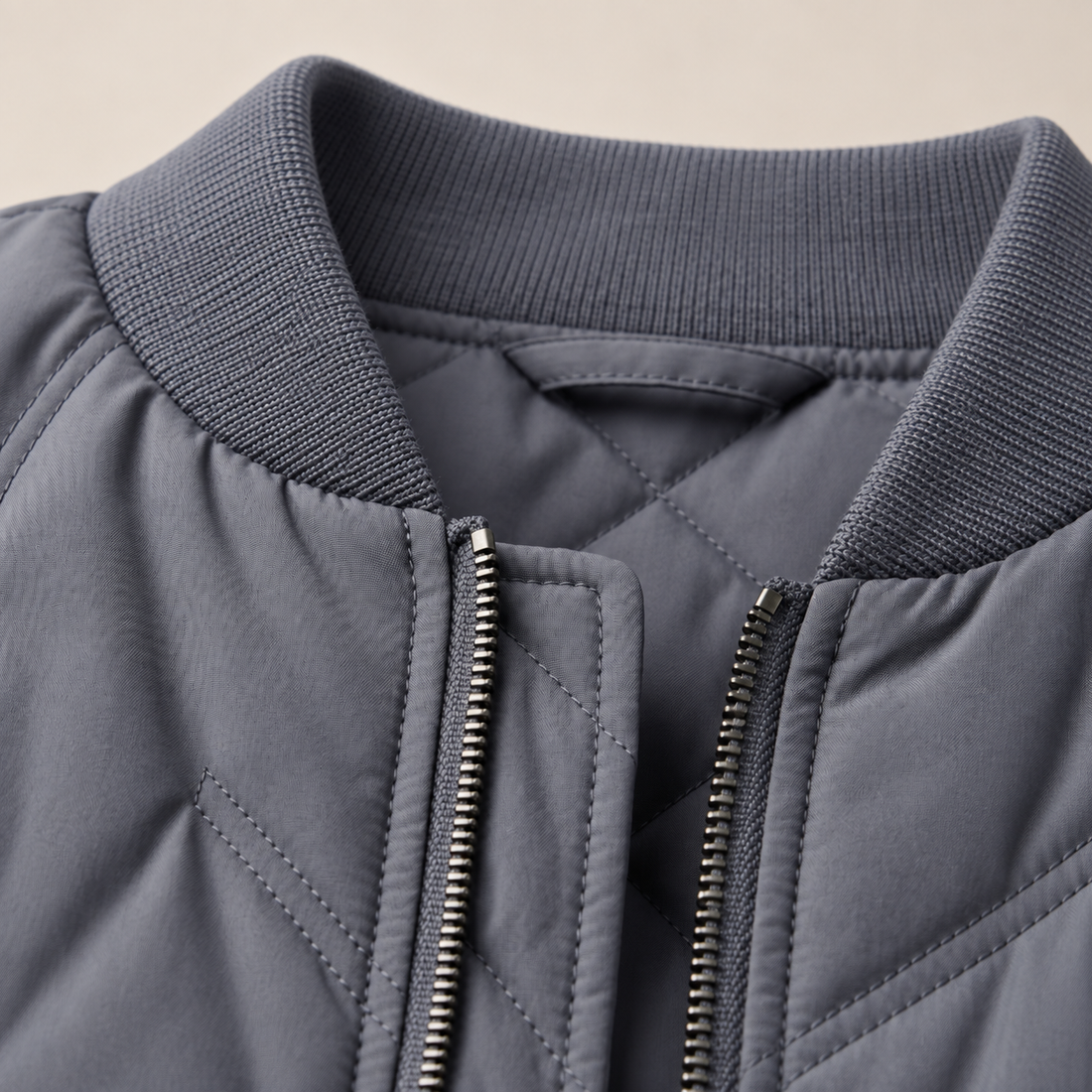 Men's Quilted Bomber Mid Jacket