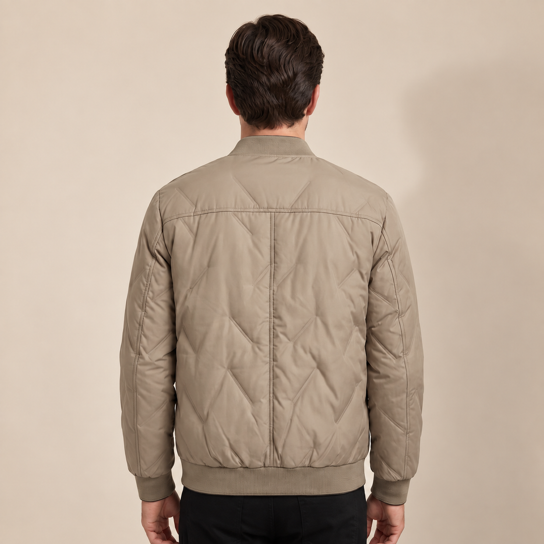 Men's Quilted Bomber Mid Jacket
