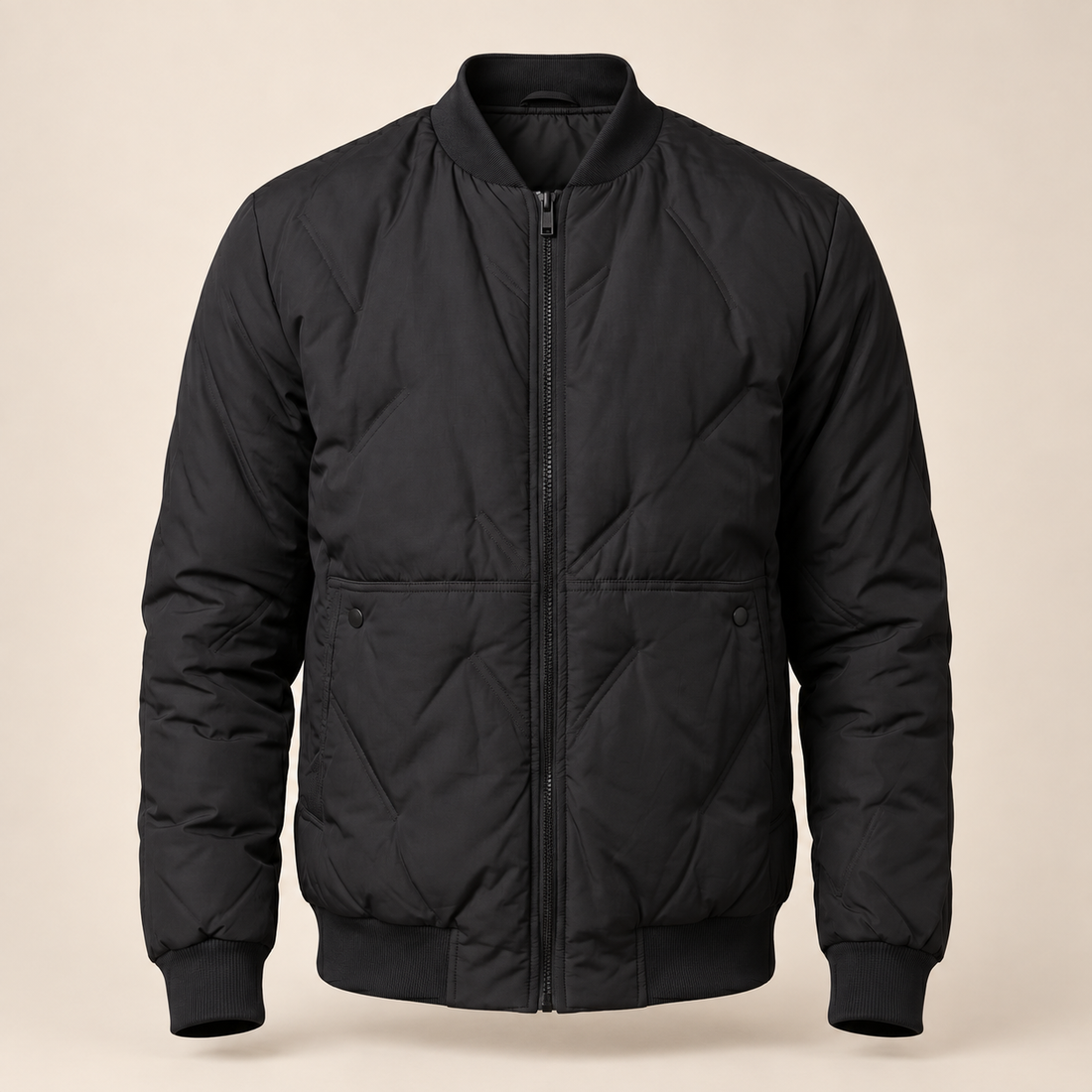 Men's Quilted Bomber Mid Jacket