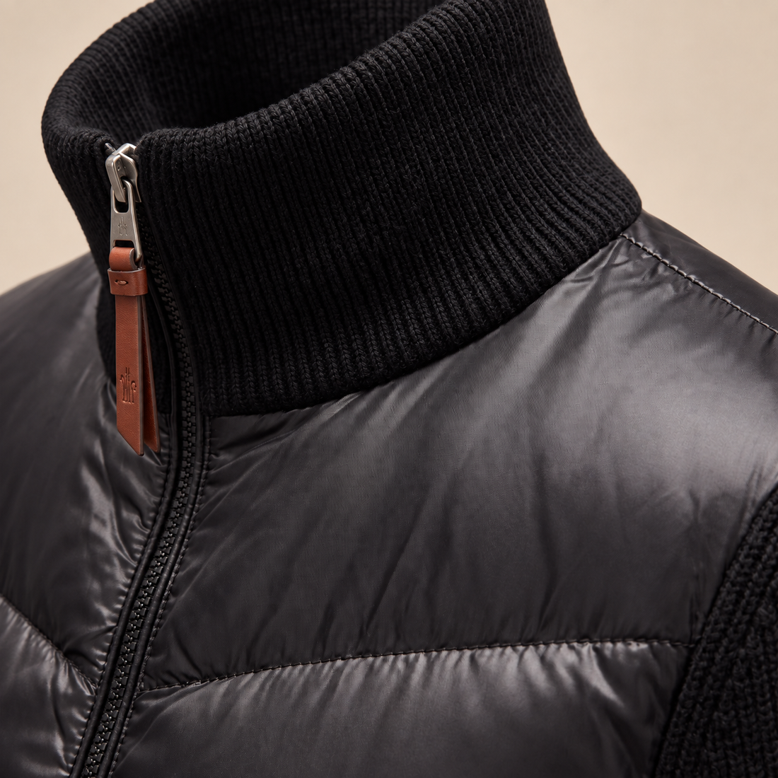 Men's Quilted Hybrid Knit Jacket