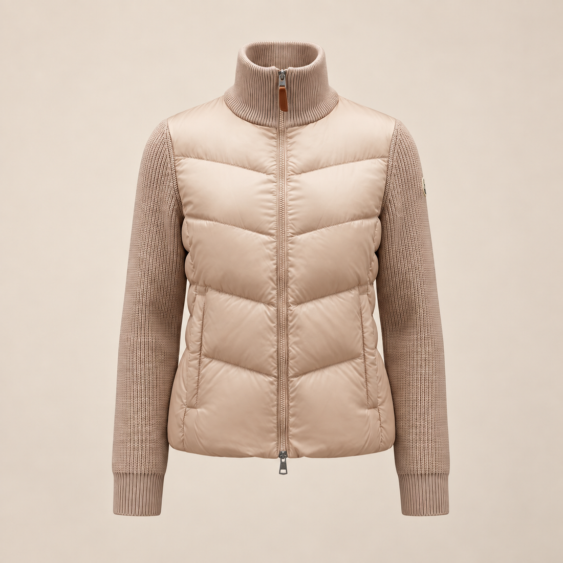Men's Quilted Hybrid Knit Jacket