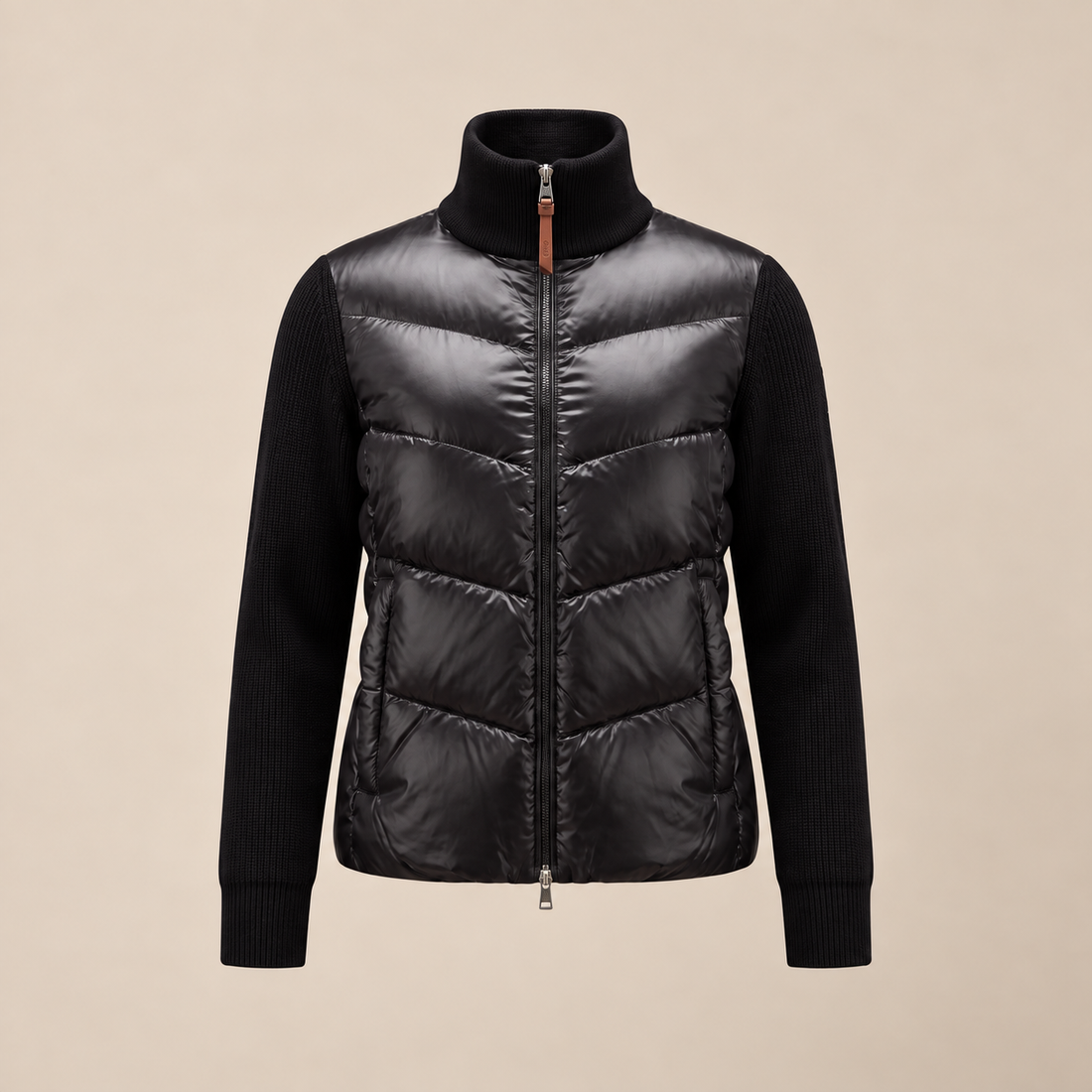 Men's Quilted Hybrid Knit Jacket