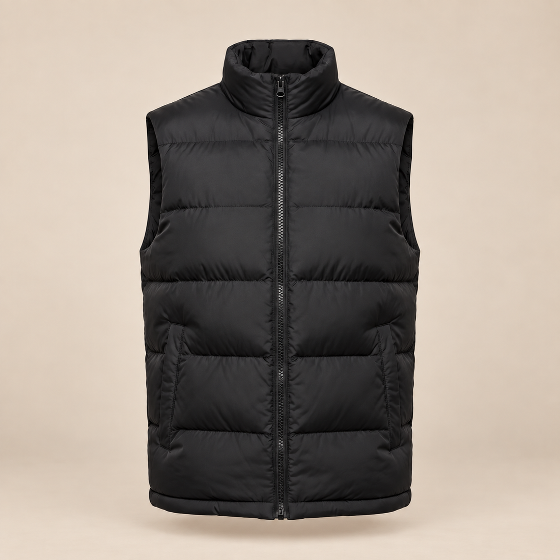 Men's Quilted Padded Gilet with Contrast Lining