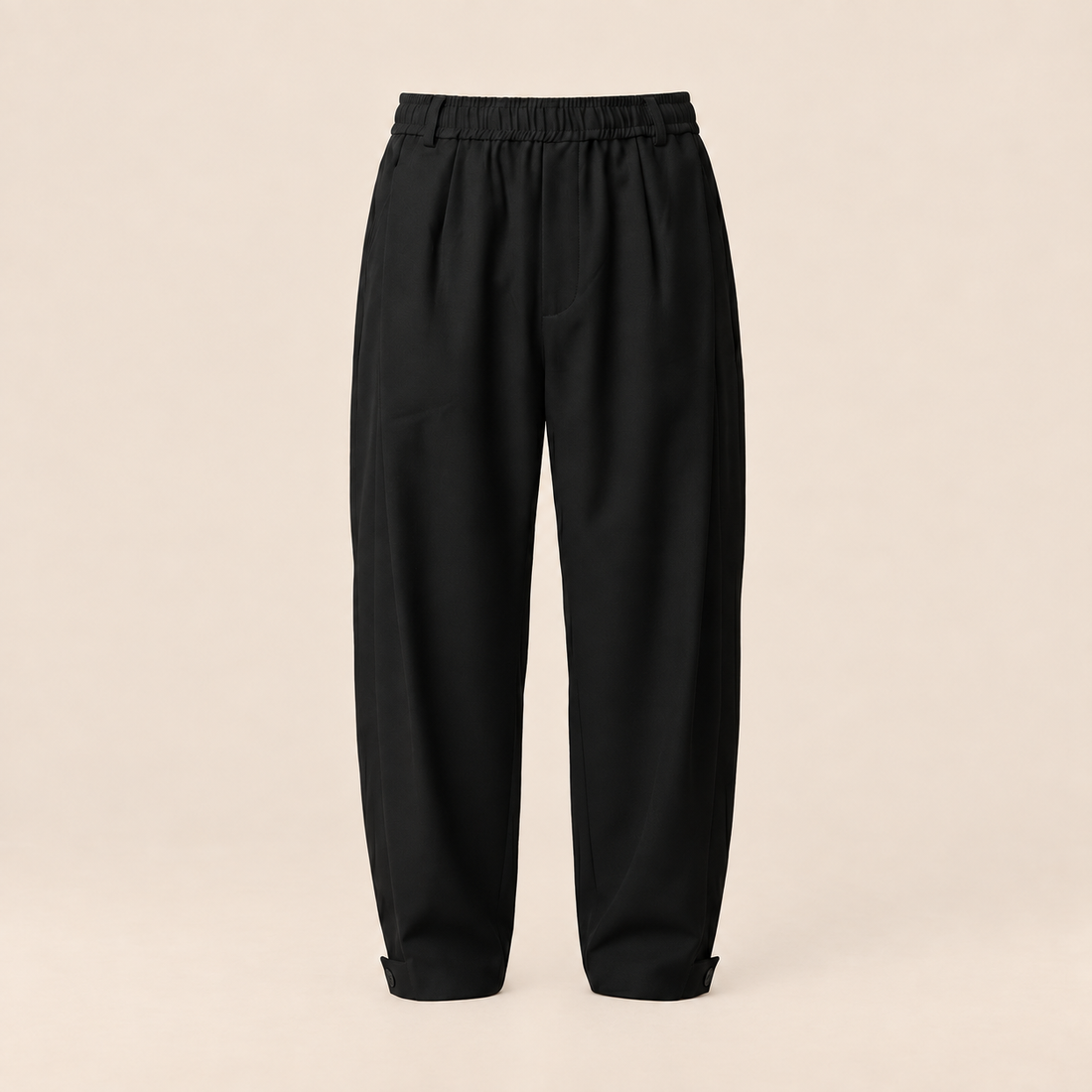 Men's Relaxed Drawstring Tapered Trousers