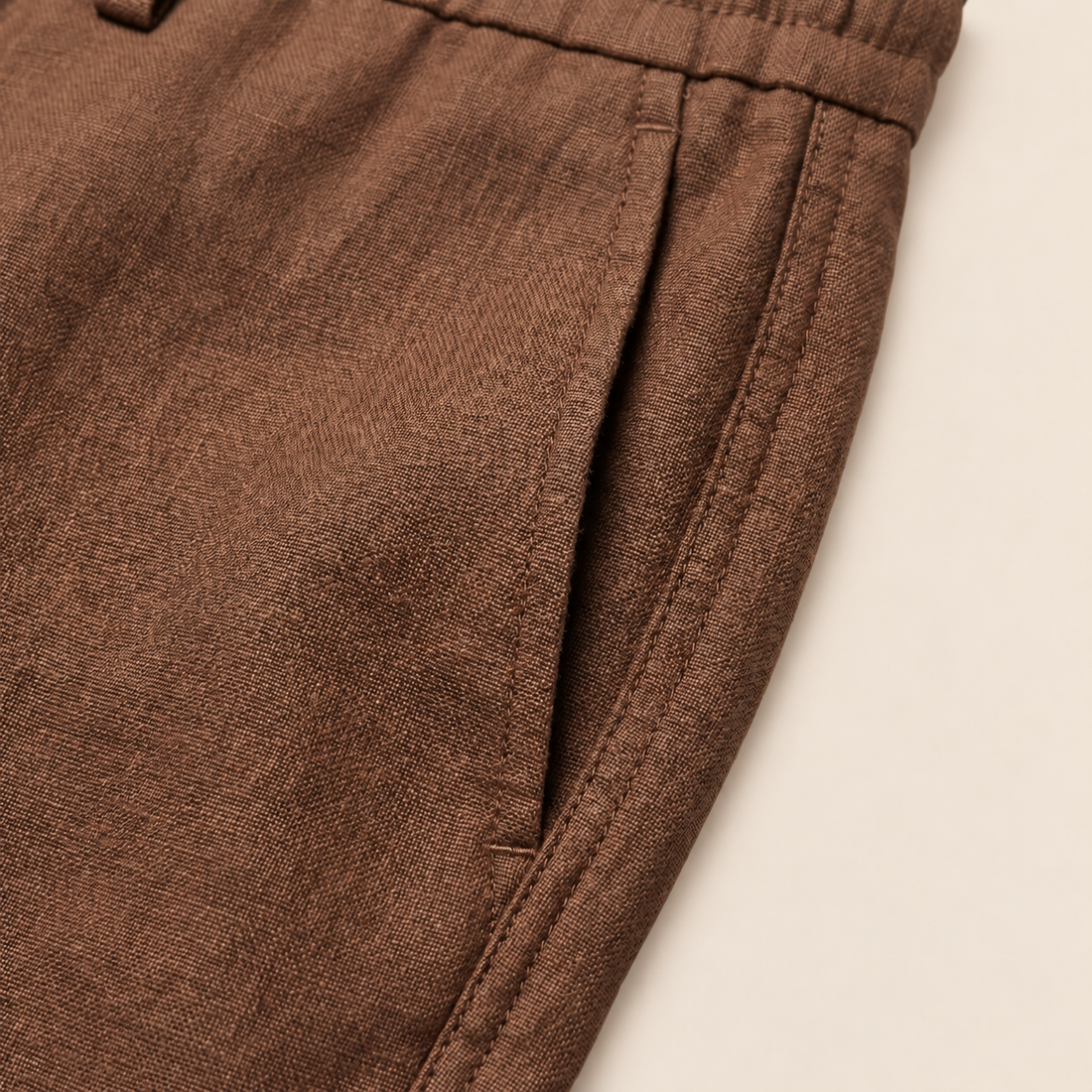Men's Relaxed Drawstring Tapered Trousers