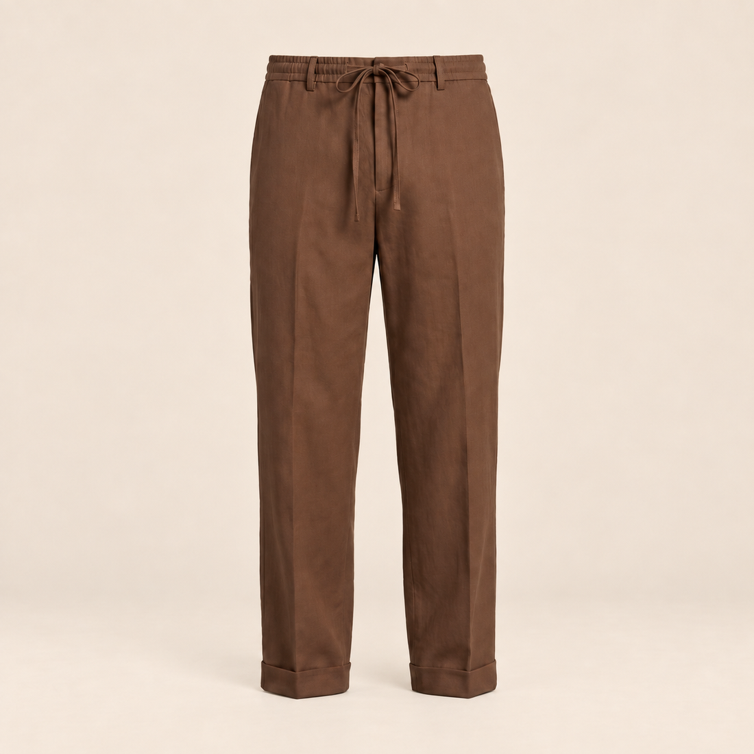 Men's Relaxed Drawstring Tapered Trousers