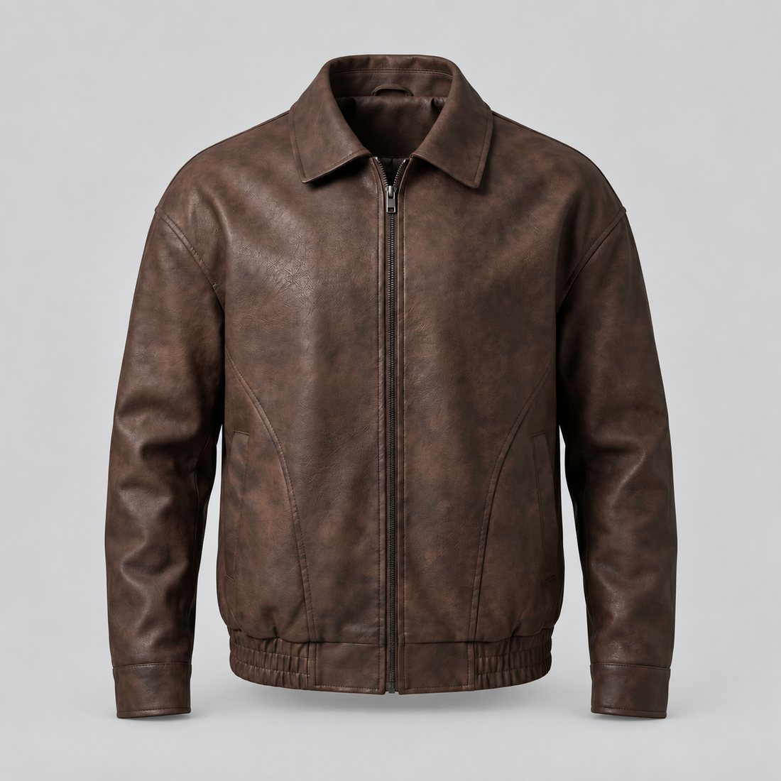 Men's Relaxed Fit Collar Jacket
