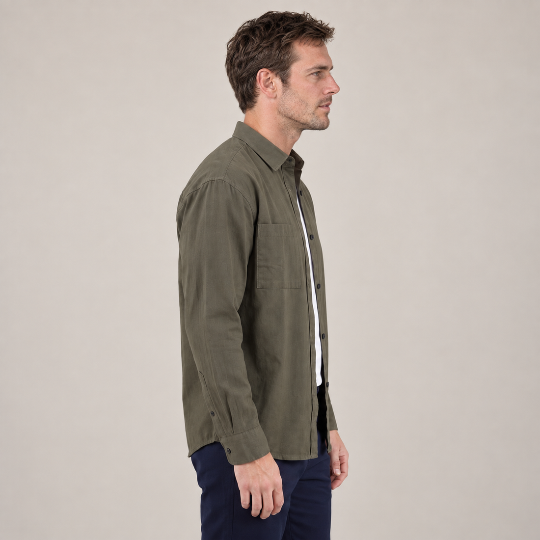Men's Relaxed Overshirt Jacket