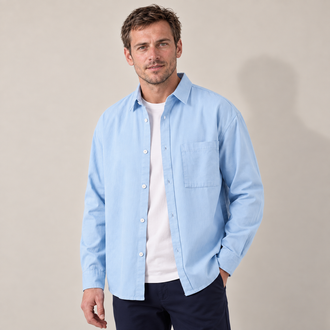 Men's Relaxed Overshirt Jacket