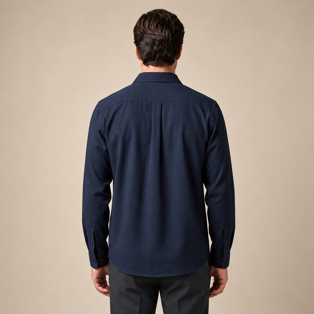 Men's Relaxed Viscose Autumn Overshirt