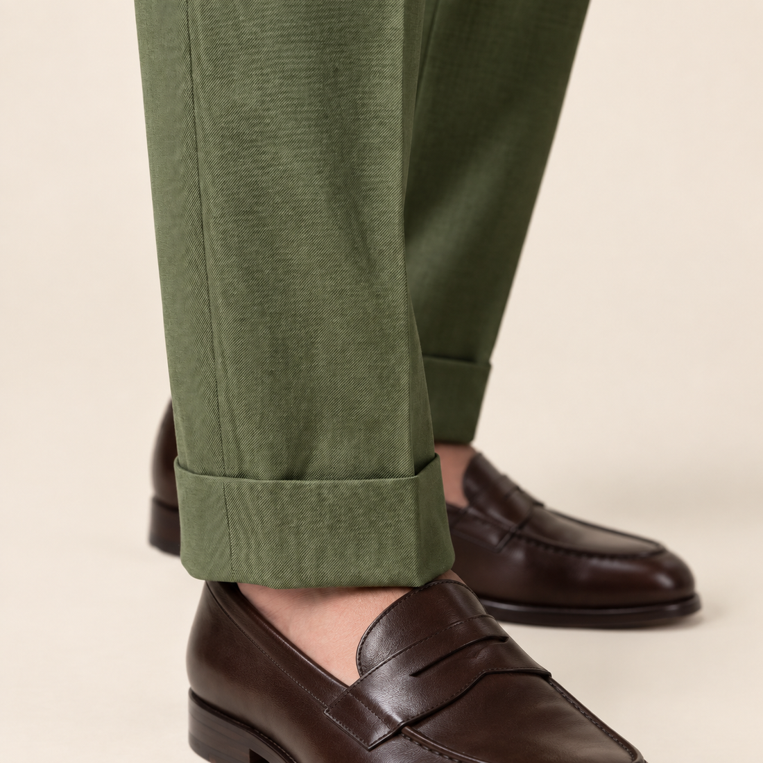 Men's Retro Straight Leg Trousers