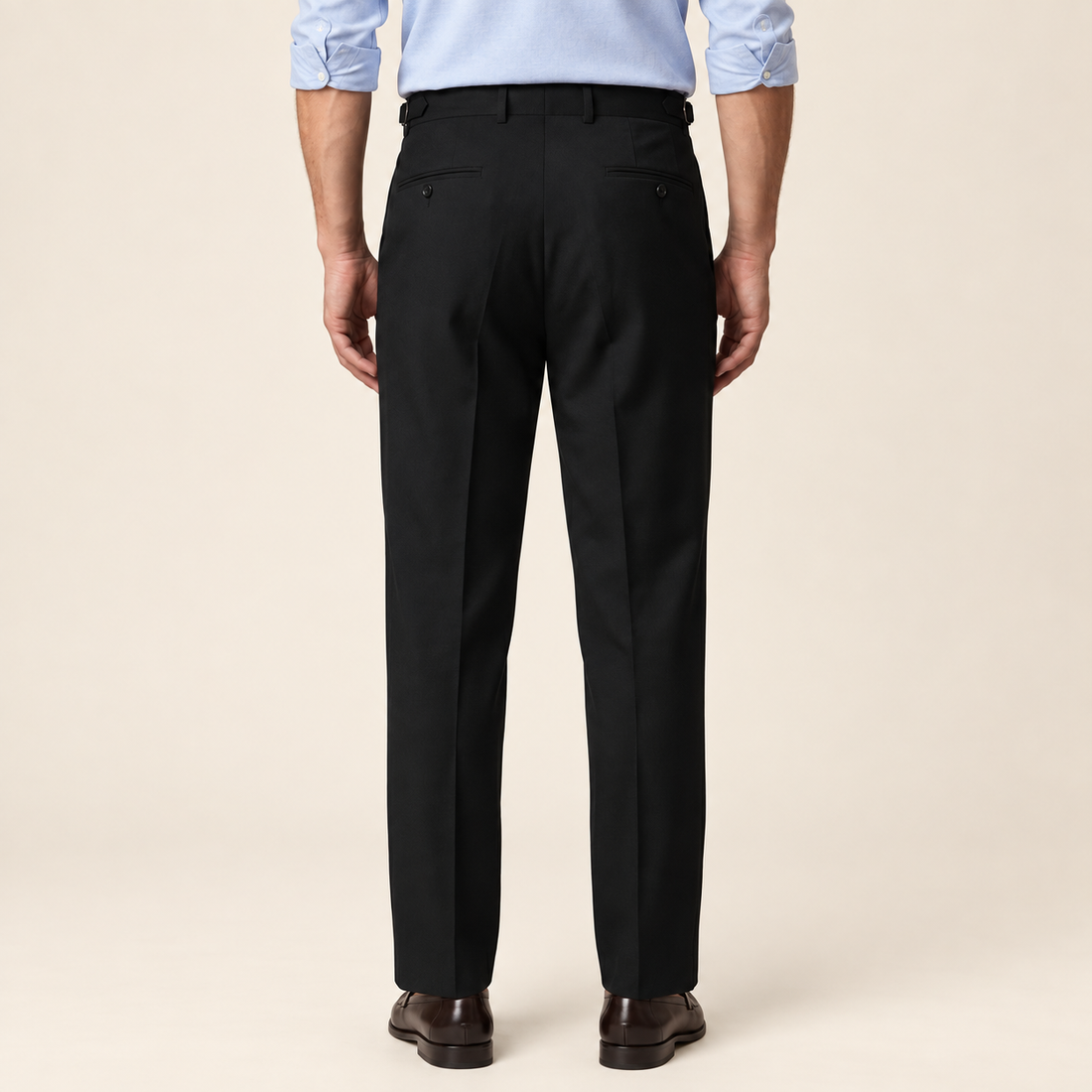 Men's Retro Straight Leg Trousers