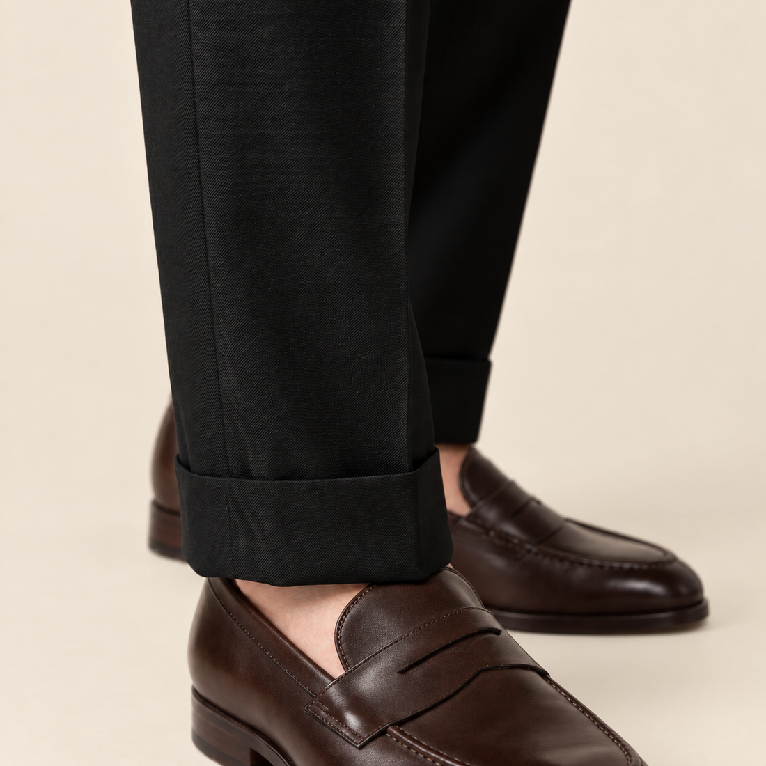 Men's Retro Straight Leg Trousers