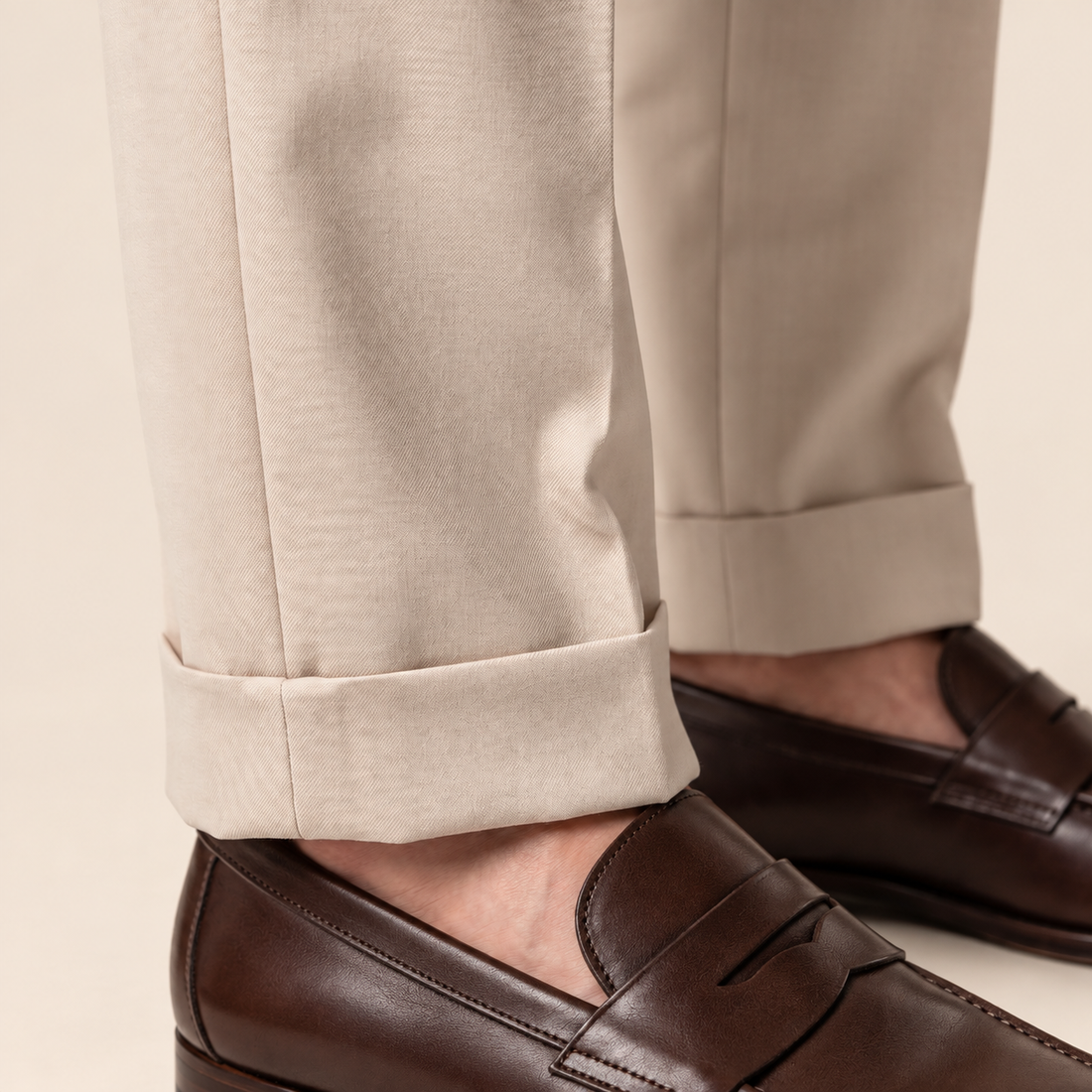 Men's Retro Straight Leg Trousers