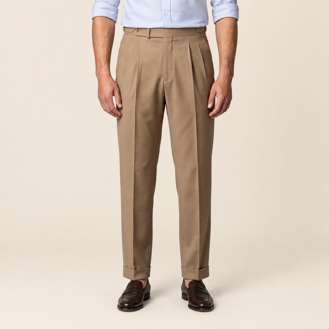 Men's Retro Straight Leg Trousers