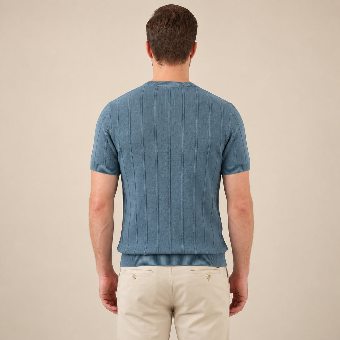 Men's Rib Knit T-Shirt