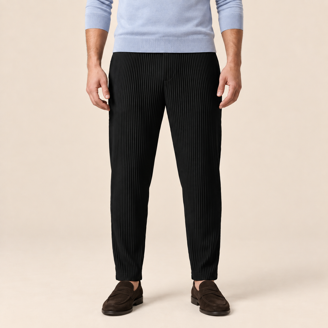 Men's Ribbed Trousers for Casual Comfort