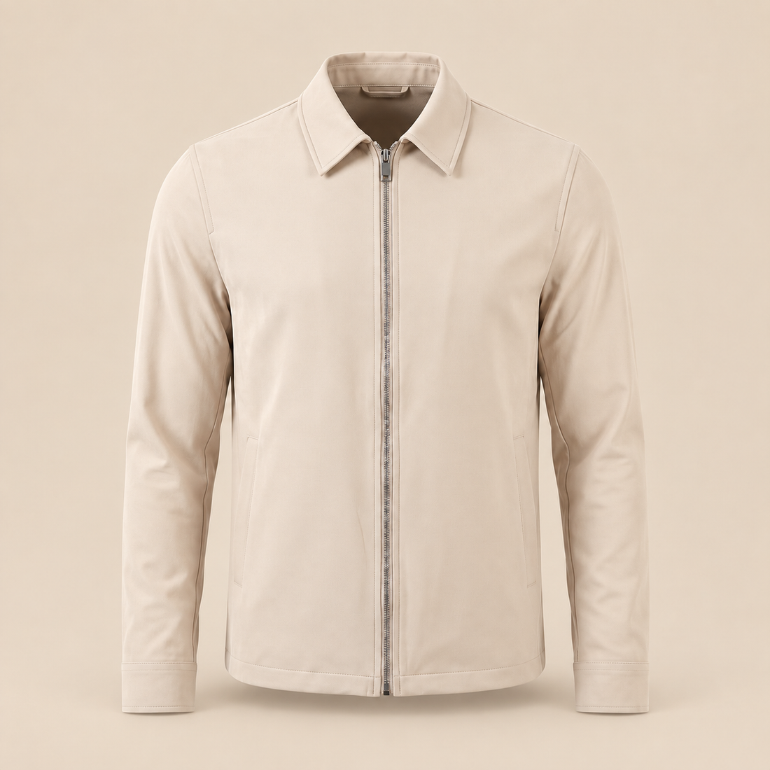 Men's Shiny Mid-Spring Jacket