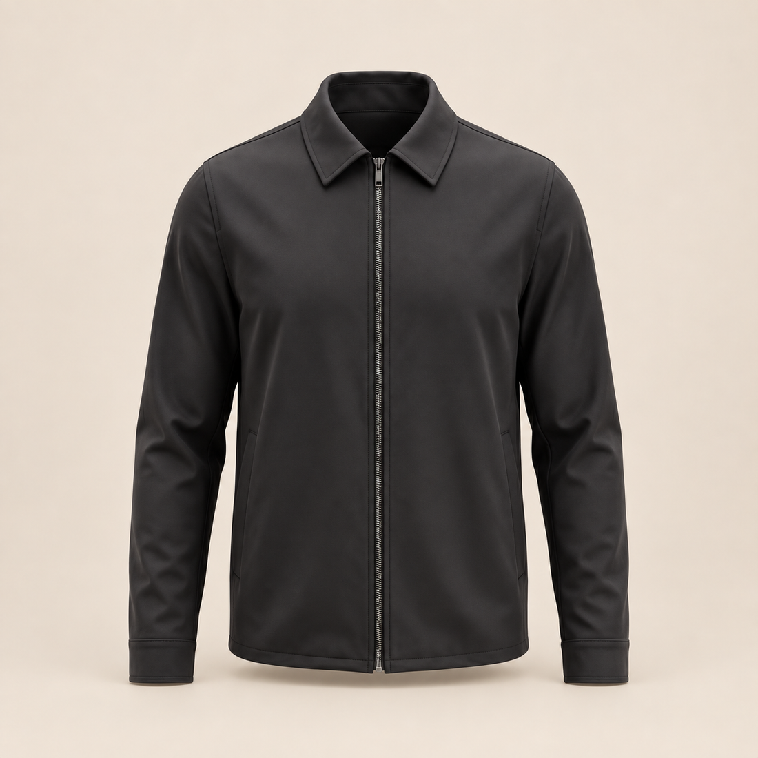 Men's Shiny Mid-Spring Jacket