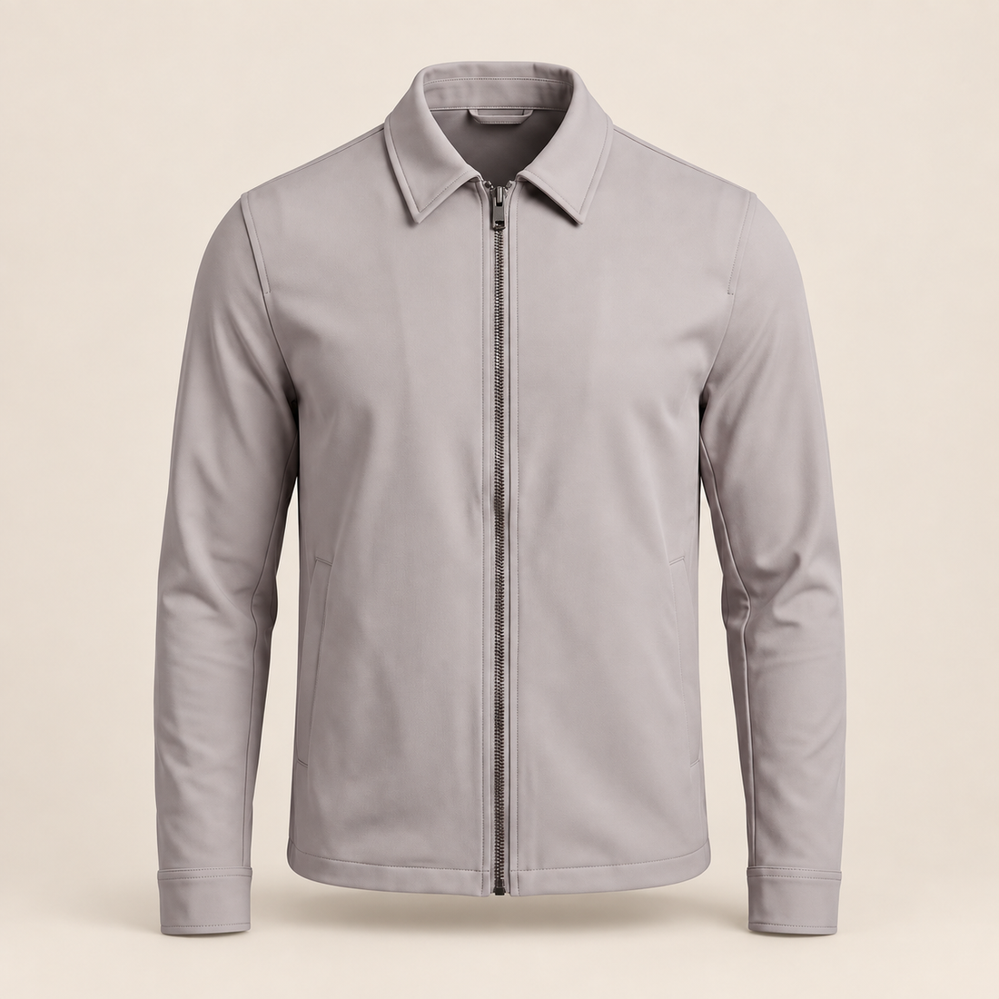 Men's Shiny Mid-Spring Jacket