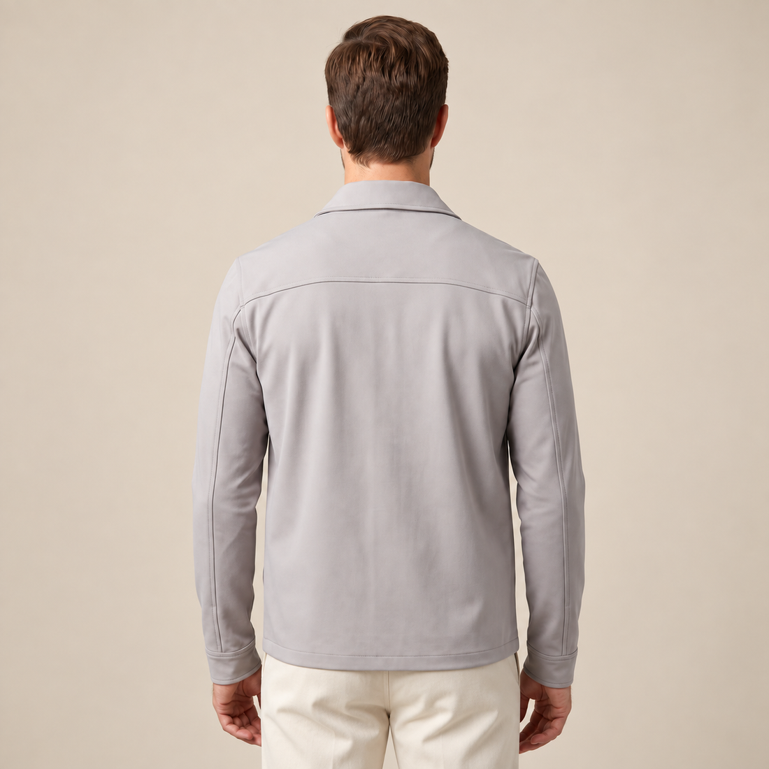 Men's Shiny Mid-Spring Jacket