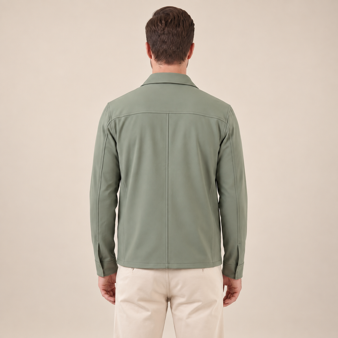 Men's Shiny Mid-Spring Jacket