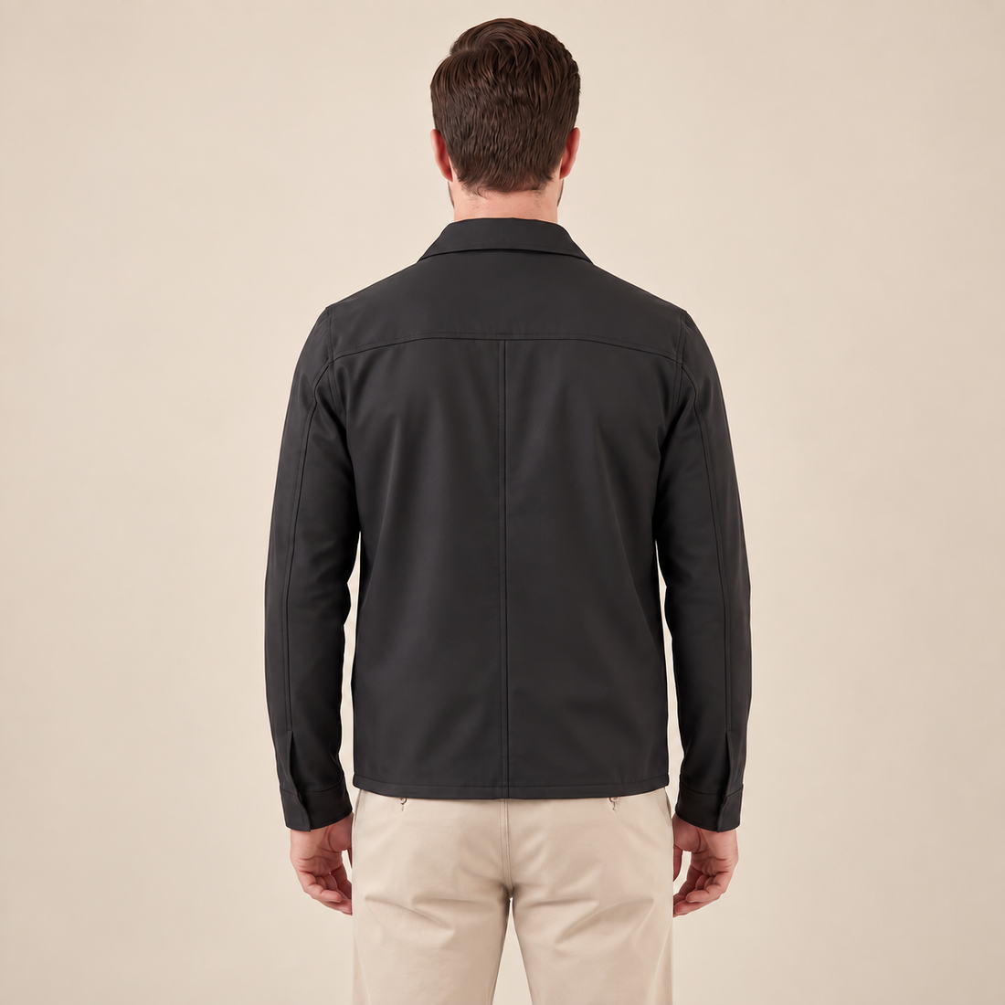 Men's Shiny Mid-Spring Jacket