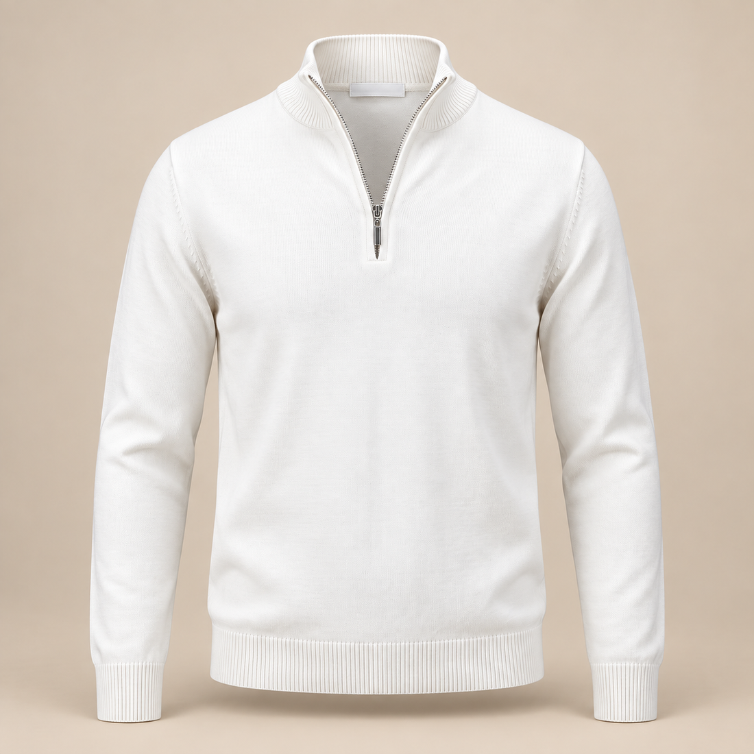 Men's Slim Fit Half-Zip Knit Sweater